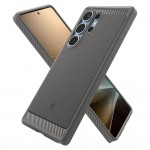 Spigen Rugged Armor Magsafe Back Cover Σιλικόνης Ανθεκτική Marble Grey για το Samsung Galaxy S25 Ultra, ACS08952