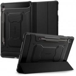 Spigen Rugged Armor Pro Flip Cover Ανθεκτική Μαύρη (Galaxy Tab S10 FE+ X620, X626B)