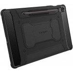 Spigen Rugged Armor Pro Flip Cover Ανθεκτική Μαύρη (Galaxy Tab S10 FE+ X620, X626B)