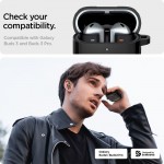 Spigen Rugged Armor Θήκη Σιλικόνης σε Μαύρο χρώμα για Samsung Galaxy Buds 3 / 3 FE / 3 Pro, ACS08330