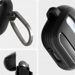 Spigen Rugged Armor Θήκη Σιλικόνης σε Μαύρο χρώμα για Samsung Galaxy Buds 3 / 3 FE / 3 Pro, ACS08330