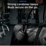 Spigen Θήκη Σιλικόνης με Γάντζο σε Μαύρο χρώμα για Samsung Galaxy Buds 4 / 4 Pro