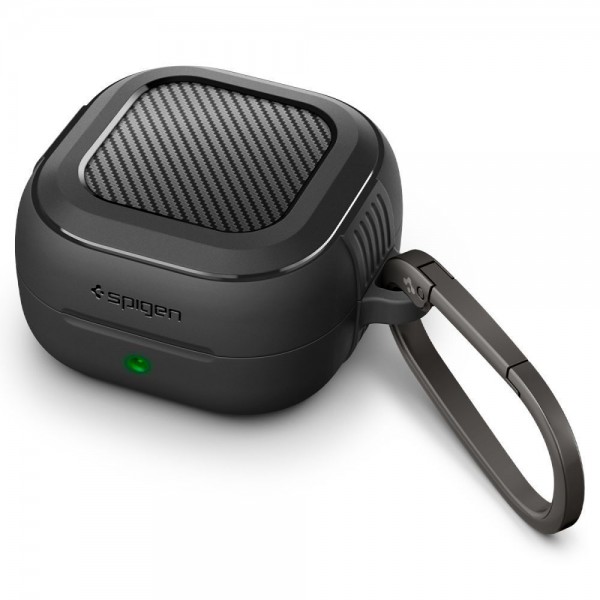 Spigen Θήκη Σιλικόνης με Γάντζο σε Μαύρο χρώμα για Samsung Galaxy Buds 4 / 4 Pro