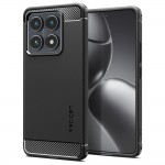 Spigen Rugged Armor Back Cover Σιλικόνης Ανθεκτική Μαύρο για το Xiaomi 14T Pro Acs08858