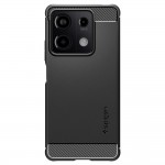 Spigen Rugged Armor Back Cover Σιλικόνης Ανθεκτικό Μαύρο για Xiaomi Redmi Note 13 5G, ACS07665