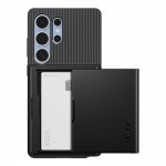 Spigen Θήκη Slim Armor CS Ανθεκτική με Υποδοχή για Κάρτες για το Samsung Galaxy S25 Ultra, Μαύρη ACS08967