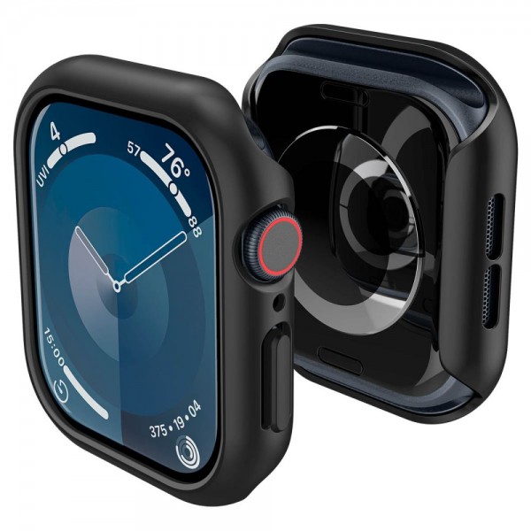 Spigen Θήκη Πλαστική Θήκη σε Μαύρο χρώμα για Apple Watch 10 46mm, ACS08601