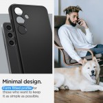 Spigen Thin Fit Back Cover Πλαστικό Μαύρο για Samsung Galaxy S24, ACS07341