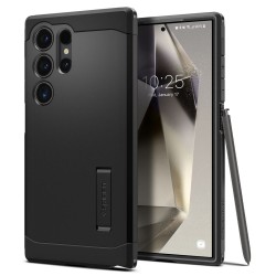 Spigen Tough Armor Back Cover Πλαστικό / Σιλικόνης Ανθεκτικό Μαύρο για Samsung Galaxy S24 Ultra