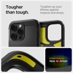 Spigen  Tough Armor MagSafe Back Cover Πλαστικό / Σιλικόνης Ανθεκτικό Μαύρο για iPhone 16 Pro Max, ACS08013