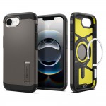 Spigen Tough Armor MagSafe Back Cover Σιλικόνης / Πλαστικό, Ανθεκτικό Gunmetal για iPhone 16E  / iPhone Se 4 2025, ACS09136