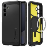 Spigen Tough Armor MagSafe Back Cover- θήκη Ανθεκτική σε Μαύρο χρώμα για Samsung Galaxy S24 FE, ACS08625