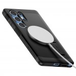 Spigen Tough Armor MagSafe Back Cover Πλαστικό / Σιλικόνης Ανθεκτικό Μαύρο για Samsung Galaxy S25 Ultra, ACS08964