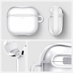Spigen Ultra Hybrid Θήκη Διάφανο / Άσπρο χρώμα για Apple AirPods 4