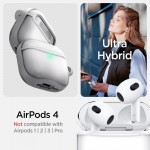 Spigen Ultra Hybrid Θήκη Διάφανο / Άσπρο χρώμα για Apple AirPods 4