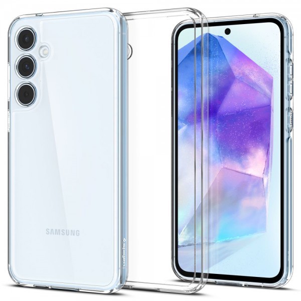 Spigen Ultra Hybrid Back Cover Πλαστικό / Σιλικόνης Διάφανο Crystal Clear για Samsung Galaxy A55 5G