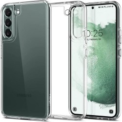 Spigen Ultra Hybrid Back Cover Πλαστικό / Σιλικόνης Crystal Clear για Samsung Galaxy S22 5G