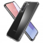 Spigen Ultra Hybrid Back Cover Πλαστικό / Σιλικόνης Crystal Clear για Samsung Galaxy S22 5G