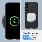 Spigen Ultra Hybrid Back Cover Πλαστικό / Σιλικόνης Frost Black για Samsung Galaxy S24, ACS07353