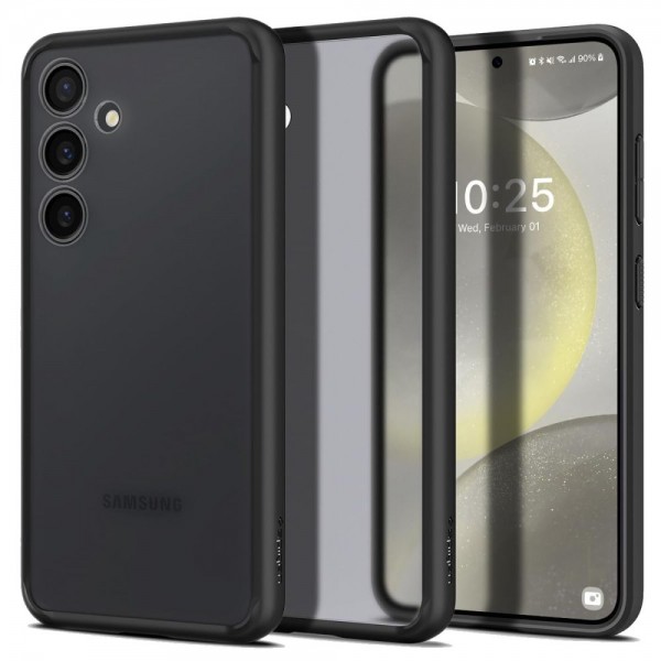 Spigen Ultra Hybrid Back Cover Πλαστικό / Σιλικόνης Frost Black για Samsung Galaxy S24, ACS07353