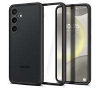 Spigen Ultra Hybrid Back Cover Πλαστικό / Σιλικόνης Διάφανο / Μαύρο για Samsung Galaxy S24, ACS07352
