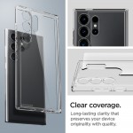Spigen Ultra Hybrid Back Cover Πλαστικό / Σιλικόνης Crystal Clear για Samsung Galaxy S24 Ultra, ACS07292