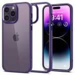 Spigen Ultra Hybrid Back Cover Σιλικόνης Deep Purple για iPhone 14 Pro