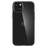 Spigen Ultra Hybrid Back Cover Σιλικόνης / Πλαστικό Ανθεκτική Matte Μαύρο / Διαφανές για το iPhone 15, ACS06799