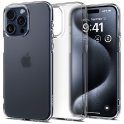 Spigen Ultra Hybrid Back Cover Σιλικόνης / Πλαστικό Frost Clear για το iPhone 15 Pro, ACS06708