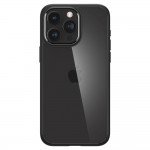 Spigen Ultra Hybrid Back Cover Matte Black για το iPhone 15 Pro