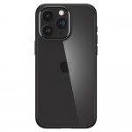 Spigen Ultra Hybrid Back Cover Σιλικόνης / Πλαστικό Matte Black για το iPhone 15 Pro Max