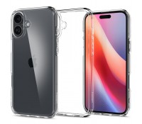 Spigen Ultra Hybrid Back Cover Σιλικόνης / Πλαστικό, Διάφανο για iPhone 16, ACS08197