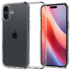 Spigen Ultra Hybrid Back Cover Σιλικόνης / Πλαστικό, Διάφανο για iPhone 16 Plus, ACS08069