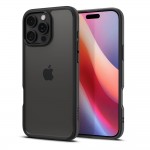 Spigen Ultra Hybrid Back Cover Σιλικόνης / Πλαστικό, Διάφανο / Matte Black για iPhone 16 Pro, ACS08125 Spigen Ultra Hybrid Back Cover Σιλικόνης / Πλαστικό, Διάφανο / Matte Black για iPhone 16 Pro, ACS08125