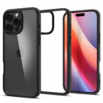 Spigen Ultra Hybrid Back Cover Σιλικόνης / Πλαστικό, Διάφανο / Matte Black για iPhone 16 Pro, ACS08125 Spigen Ultra Hybrid Back Cover Σιλικόνης / Πλαστικό, Διάφανο / Matte Black για iPhone 16 Pro, ACS08125