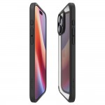 Spigen Ultra Hybrid Back Cover Σιλικόνης / Πλαστικό, Διάφανο / Matte Black για iPhone 16 Pro, ACS08125 Spigen Ultra Hybrid Back Cover Σιλικόνης / Πλαστικό, Διάφανο / Matte Black για iPhone 16 Pro, ACS08125