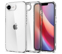 Spigen Ultra Hybrid Θήκη - Back Cover - Σιλικόνης / Πλαστικό Διαφανή - Άσπρη για το το iPhone 16e / iP hone Se 4 2025 , ACS09160