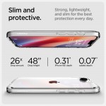 Spigen Ultra Hybrid Θήκη - Back Cover - Σιλικόνης / Πλαστικό Διαφανή - Άσπρη για το το iPhone 16e / iP hone Se 4 2025 , ACS09160