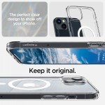 Spigen Ultra Hybrid Back Cover MagSafe Πλαστικό / Σιλικόνης,  Clear / White για iPhone 14, ACS05048