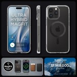 Spigen Ultra Hybrid Mag MagSafe Back Cover Σιλικόνης / Πλαστικό - Fiber για το iPhone 15 Pro Max