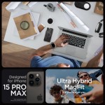 Spigen Ultra Hybrid Mag MagSafe Back Cover Σιλικόνης / Πλαστικό - Fiber για το iPhone 15 Pro Max
