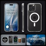 Spigen Ultra Hybrid Mag MagSafe Back Cover Σιλικόνης / Πλαστικό - White για το iPhone 15 Pro Max