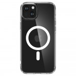 Spigen Ultra Hybrid MagFit for MagsafeBack Cover Σιλικόνης / Πλαστικό Ανθεκτική Λευκό / Διαφανές για το iPhone 15, ACS06802