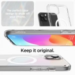 Spigen Ultra Hybrid MagFit for MagsafeBack Cover Σιλικόνης / Πλαστικό Ανθεκτική Λευκό / Διαφανές για το iPhone 15, ACS06802