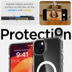 Spigen Ultra Hybrid MagFit for MagsafeBack Cover Σιλικόνης / Πλαστικό Ανθεκτική Λευκό / Διαφανές για το iPhone 15, ACS06802