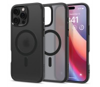 Spigen Ultra Hybrid MagSafe Back Cover Σιλικόνης / Πλαστικό, Μαύρο του Πάγου για iPhone 16 Pro Max