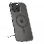 Spigen Ultra Hybrid MagSafe Back Cover Σιλικόνης / Πλαστικό, Διάφανο / Graphite για iPhone 16 Pro Max