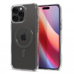 Spigen Ultra Hybrid MagSafe Back Cover Σιλικόνης / Πλαστικό, Διάφανο / Graphite για iPhone 16 Pro Max