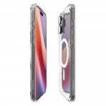 Spigen Ultra Hybrid MagSafe Back Cover Σιλικόνης / Πλαστικό, Διάφανο / Λευκό για iPhone 16 Pro Max