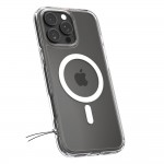 Spigen Ultra Hybrid MagSafe Back Cover Σιλικόνης / Πλαστικό, Διάφανο / Λευκό για iPhone 16 Pro Max